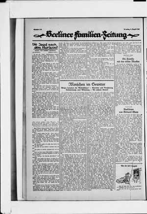 Berliner Volkszeitung vom 02.08.1927