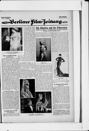 Berliner Volkszeitung vom 03.08.1927