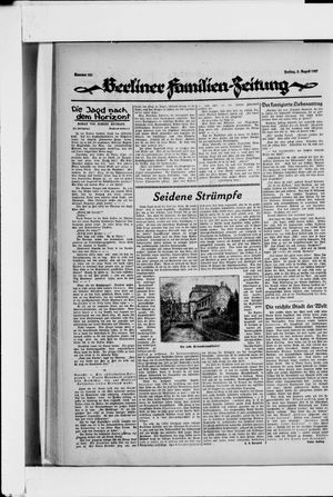 Berliner Volkszeitung on Aug 5, 1927