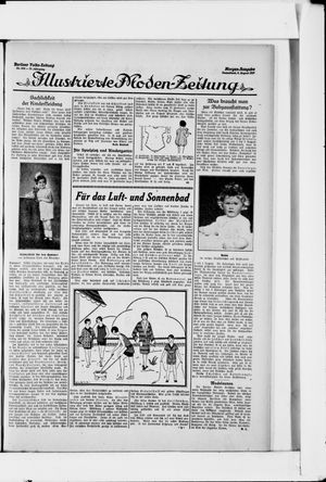 Berliner Volkszeitung vom 06.08.1927