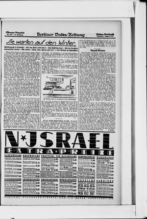 Berliner Volkszeitung vom 07.08.1927