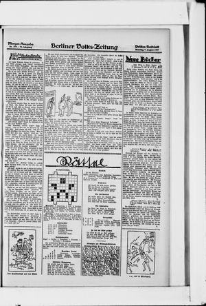 Berliner Volkszeitung vom 07.08.1927