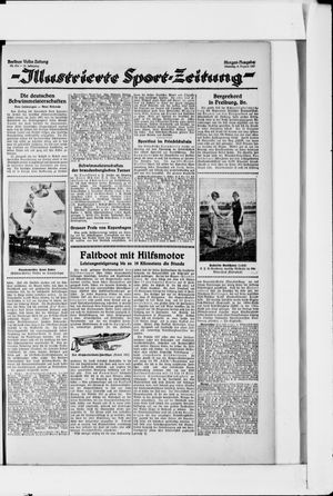 Berliner Volkszeitung vom 09.08.1927