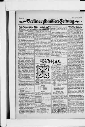 Berliner Volkszeitung vom 10.08.1927