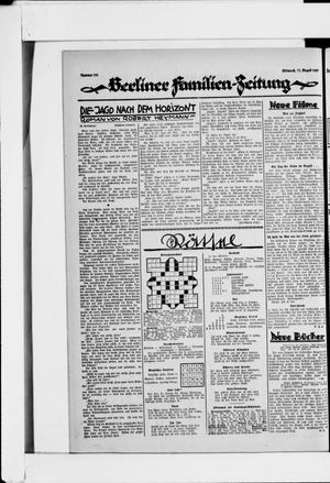 Berliner Volkszeitung vom 17.08.1927