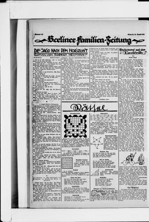 Berliner Volkszeitung on Aug 24, 1927