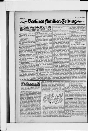 Berliner Volkszeitung vom 29.08.1927