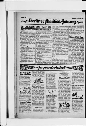 Berliner Volkszeitung vom 03.09.1927