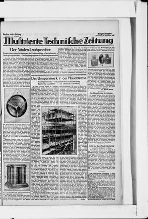 Berliner Volkszeitung vom 08.09.1927