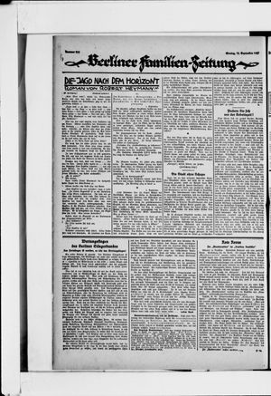 Berliner Volkszeitung on Sep 12, 1927