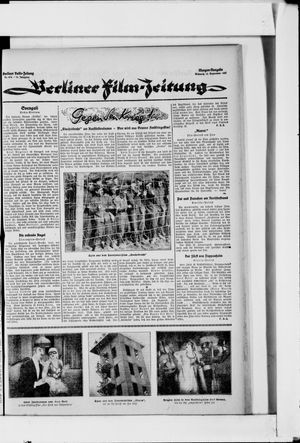 Berliner Volkszeitung vom 14.09.1927