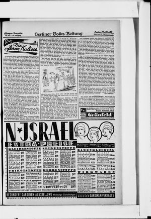 Berliner Volkszeitung on Sep 18, 1927