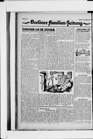 Berliner Volkszeitung vom 19.09.1927