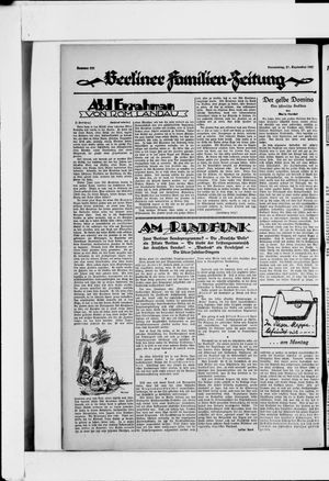 Berliner Volkszeitung vom 22.09.1927