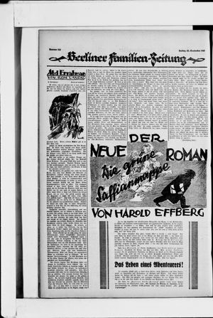 Berliner Volkszeitung vom 23.09.1927