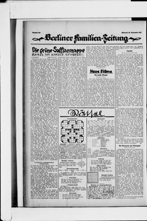 Berliner Volkszeitung vom 28.09.1927