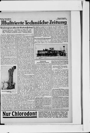 Berliner Volkszeitung vom 13.10.1927