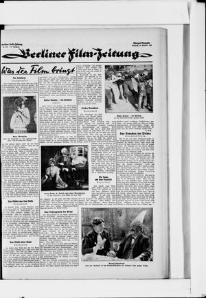 Berliner Volkszeitung vom 19.10.1927