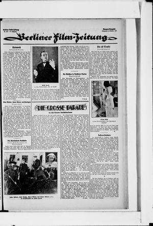 Berliner Volkszeitung vom 26.10.1927