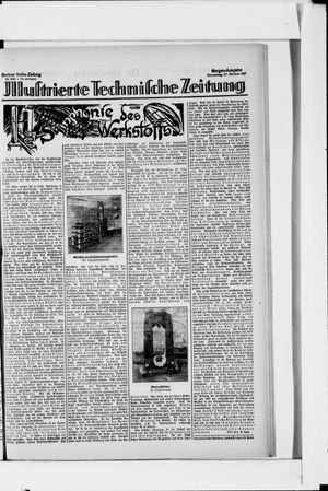 Berliner Volkszeitung vom 27.10.1927
