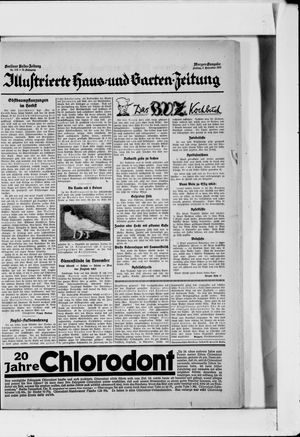 Berliner Volkszeitung vom 04.11.1927