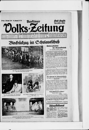 Berliner Volkszeitung vom 04.11.1927