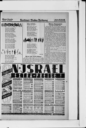 Berliner Volkszeitung vom 13.11.1927