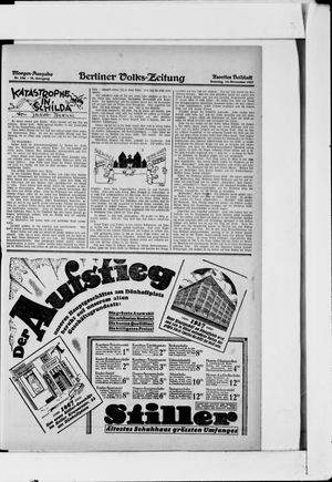 Berliner Volkszeitung vom 13.11.1927