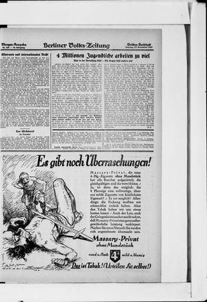 Berliner Volkszeitung vom 13.11.1927