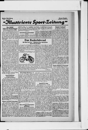 Berliner Volkszeitung on Nov 29, 1927