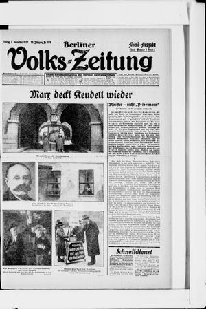 Berliner Volkszeitung vom 02.12.1927