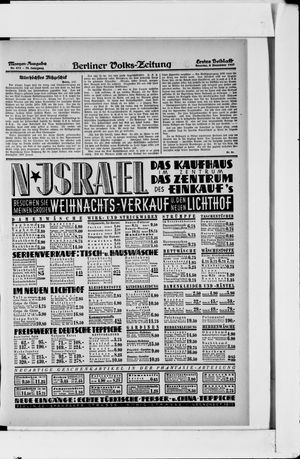 Berliner Volkszeitung vom 04.12.1927