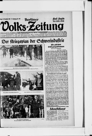 Berliner Volkszeitung vom 20.12.1927