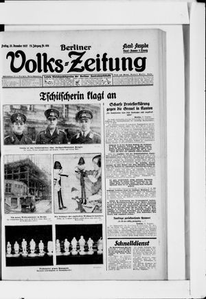 Berliner Volkszeitung vom 23.12.1927