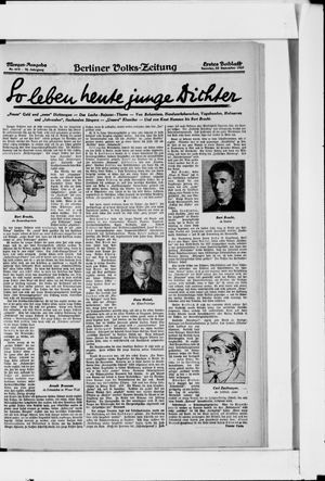 Berliner Volkszeitung vom 25.12.1927