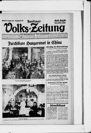 Berliner Volkszeitung vom 28.12.1927
