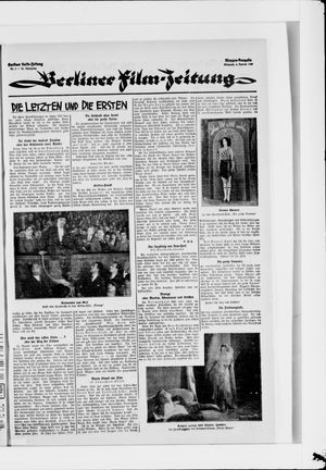 Berliner Volkszeitung on Jan 4, 1928