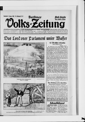 Berliner Volkszeitung vom 07.01.1928