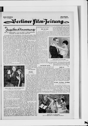 Berliner Volkszeitung vom 11.01.1928