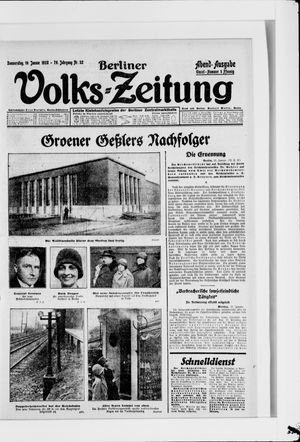 Berliner Volkszeitung vom 19.01.1928
