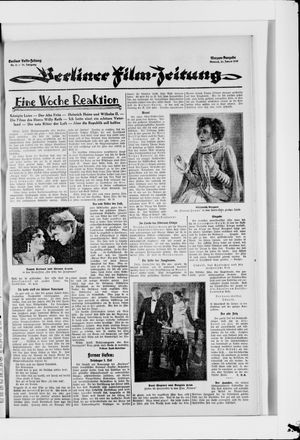 Berliner Volkszeitung vom 25.01.1928