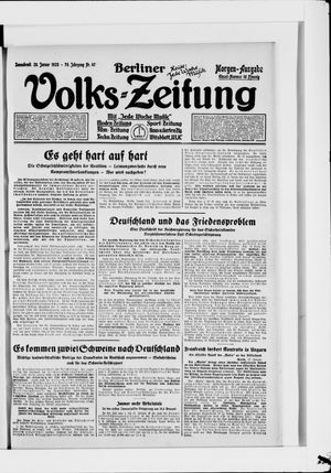 Berliner Volkszeitung on Jan 28, 1928