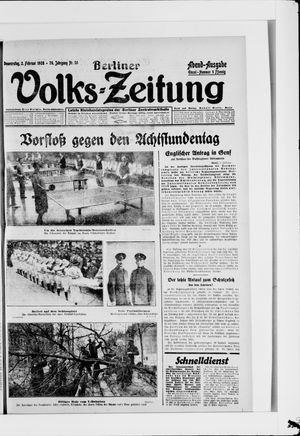 Berliner Volkszeitung on Feb 2, 1928