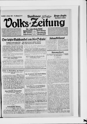 Berliner Volkszeitung vom 04.02.1928