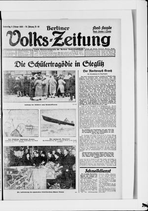 Berliner Volkszeitung vom 09.02.1928
