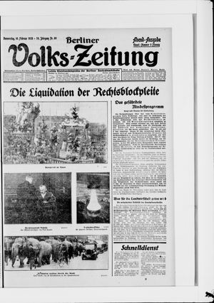 Berliner Volkszeitung on Feb 16, 1928