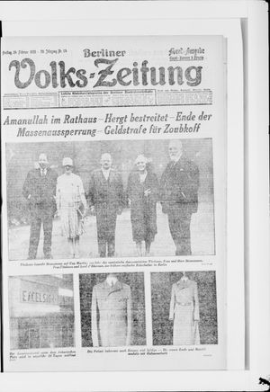 Berliner Volkszeitung vom 24.02.1928
