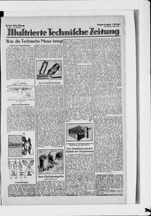 Berliner Volkszeitung vom 01.03.1928