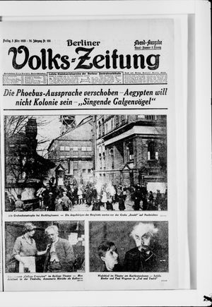 Berliner Volkszeitung vom 02.03.1928