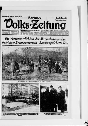 Berliner Volkszeitung vom 06.03.1928